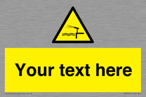 Custom warning water cannon