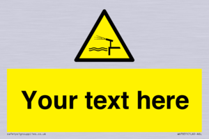 Custom warning water cannon