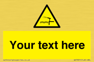 Custom warning water cannon