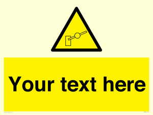 Custom warning barrier