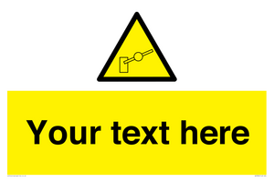 Custom warning barrier