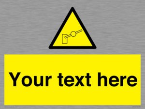 Custom warning barrier