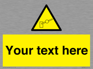 Custom warning barrier