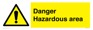 Danger Hazardous area