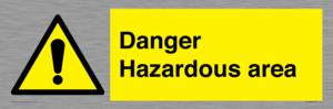 Danger Hazardous area