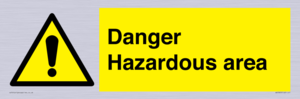 Danger Hazardous area