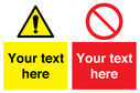 dual-custom-sign-with-general-warning-and-general-prohibition-symbol~