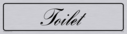 architectural--toilet-door-sign-with-brushed-metal-finish--background-text-in-po~