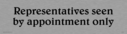 representatives-seen-by-appointment-only--sign-with-belwe-medium-positive-black-~