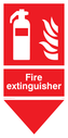 fire-extinguisher--flames--arrow-down~