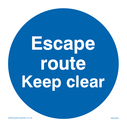 escape-route-keep-clear-in-blue-circle~