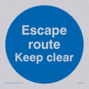 escape-route-keep-clear-in-blue-circle~