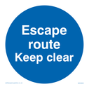 escape-route-keep-clear-in-blue-circle~