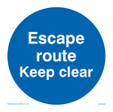 escape-route-keep-clear-in-blue-circle~