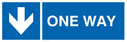 one-way-with-down-directional-arrow-sign-~