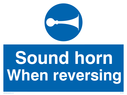sound-horn-when-reversing-warehousing-and-delivery-sign-~
