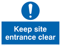 keep-site-entrance-clear-with-general-mandatory-symbol~