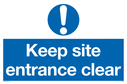 keep-site-entrance-clear-with-general-mandatory-symbol~