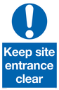 keep-site-entrance-clear-with-general-mandatory-symbol~