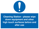 cleaning-station--please-wipe-down-equipment-and-other-high-touch-surfaces-befor~