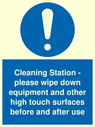cleaning-station--please-wipe-down-equipment-and-other-high-touch-surfaces-befor~