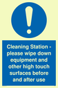 cleaning-station--please-wipe-down-equipment-and-other-high-touch-surfaces-befor~