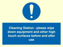 cleaning-station--please-wipe-down-equipment-and-other-high-touch-surfaces-befor~