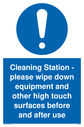 cleaning-station--please-wipe-down-equipment-and-other-high-touch-surfaces-befor~