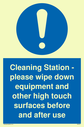 cleaning-station--please-wipe-down-equipment-and-other-high-touch-surfaces-befor~
