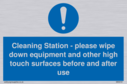 cleaning-station--please-wipe-down-equipment-and-other-high-touch-surfaces-befor~