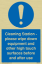 cleaning-station--please-wipe-down-equipment-and-other-high-touch-surfaces-befor~