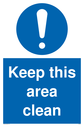 keep-this-area-clean-sign-~