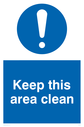 keep-this-area-clean-sign-~