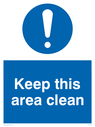 keep-this-area-clean-sign-~