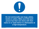 do-not-communally-use-mugs-plates-bowls-sign-~