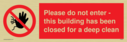 no-access-symbol--please-do-not-enter--this-building-has-been-closed-for-a-deep-~