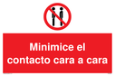 minimice-el-contacto-cara-a-cara-sign-~