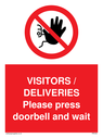 visitors--deliveries-please-press-doorbell-and-wait-sign-~