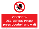 visitors--deliveries-please-press-doorbell-and-wait-sign-~