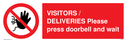 visitors--deliveries-please-press-doorbell-and-wait-sign-~