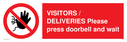 visitors--deliveries-please-press-doorbell-and-wait-sign-~