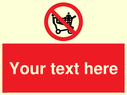 custom-no-climbing-on-trolley-sign-add-your-own-custom-text-normal-delivery-time~