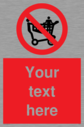 custom-no-climbing-on-trolley-sign-add-your-own-custom-text-normal-delivery-time~