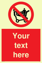 custom-no-climbing-on-trolley-sign-add-your-own-custom-text-normal-delivery-time~
