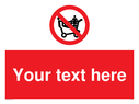 custom-no-climbing-on-trolley-sign-add-your-own-custom-text-normal-delivery-time~