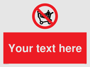 custom-no-climbing-on-trolley-sign-add-your-own-custom-text-normal-delivery-time~