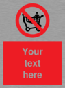 custom-no-climbing-on-trolley-sign-add-your-own-custom-text-normal-delivery-time~