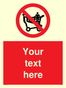 custom-no-climbing-on-trolley-sign-add-your-own-custom-text-normal-delivery-time~