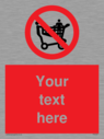 custom-no-climbing-on-trolley-sign-add-your-own-custom-text-normal-delivery-time~