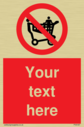 custom-no-climbing-on-trolley-sign-add-your-own-custom-text-normal-delivery-time~